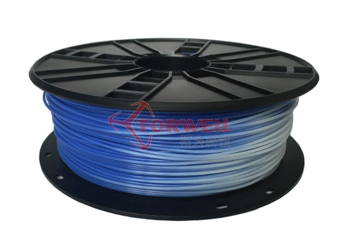 3.0mm ABS Filament Blue to white